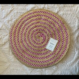 ☘️NWT Placemat Set Benson Mills 4-pc. Round